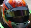 Michael Santos helmet photo