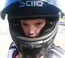 Holly Woolley helmet photo