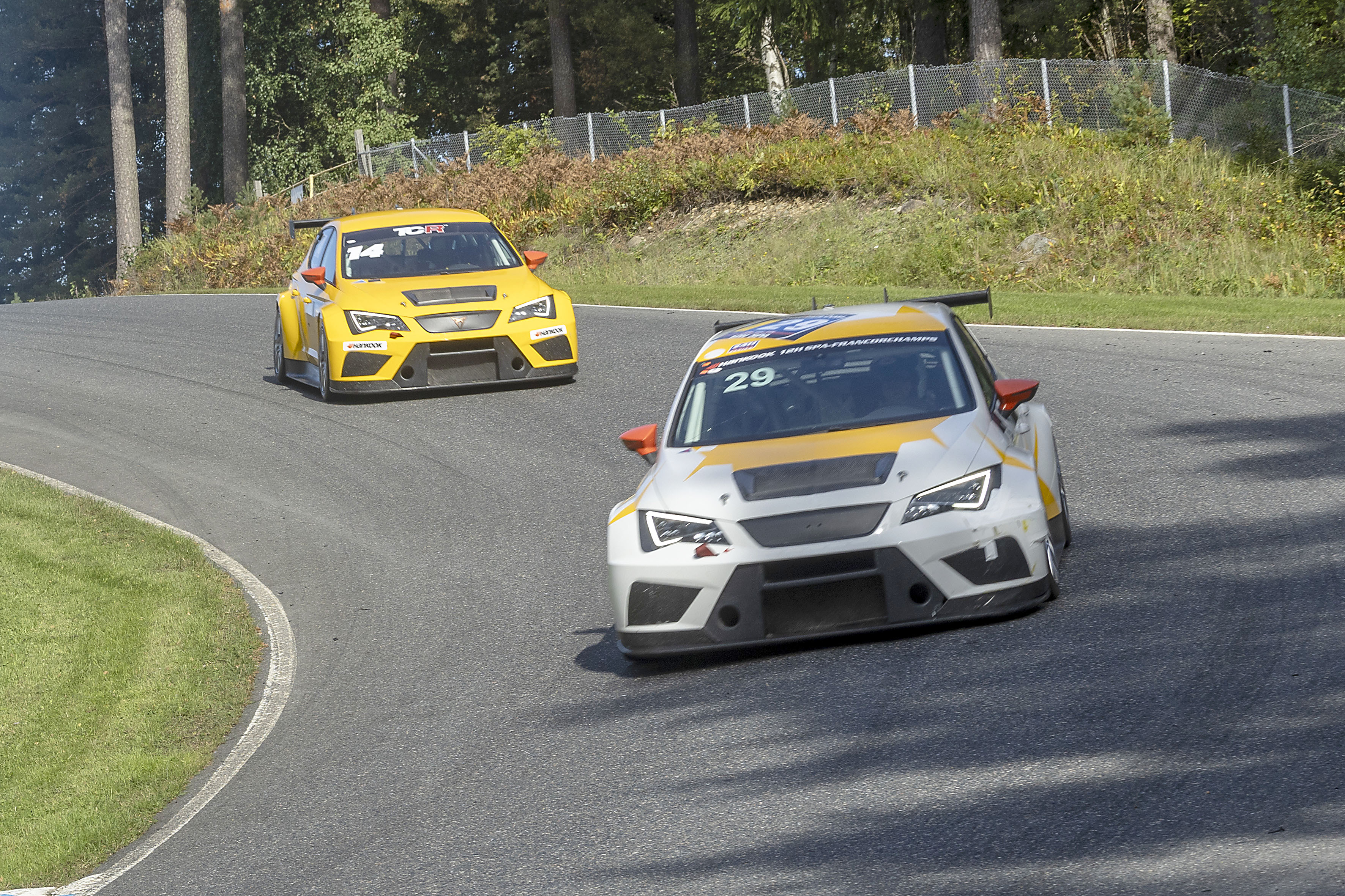 Championship banner for TCR Finland