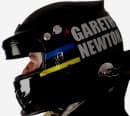 Gareth Newton helmet photo